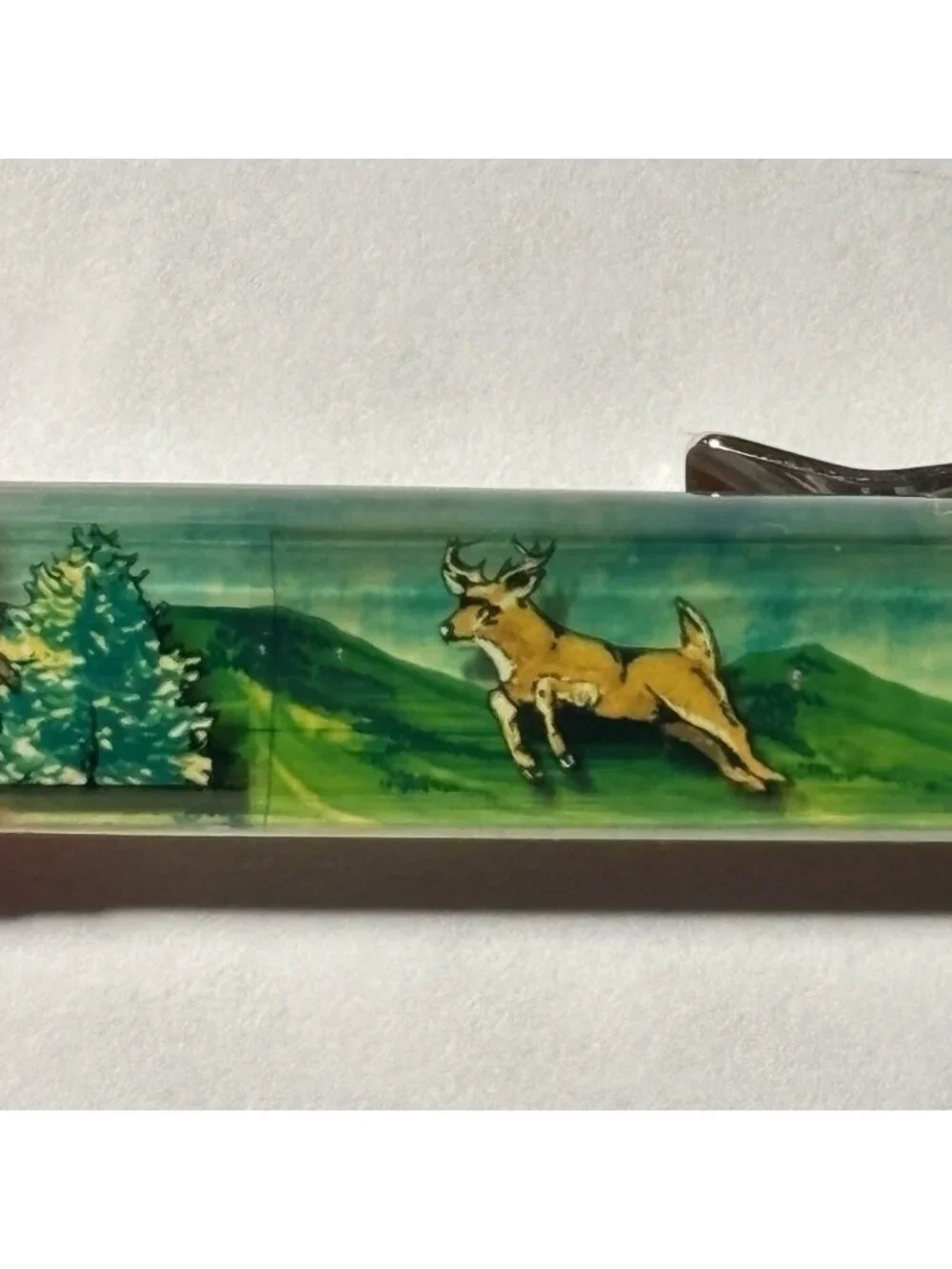 Pipestem State Park West Virginia WVA Floaty Pen Deer Moves Resort Souvenir Vtg